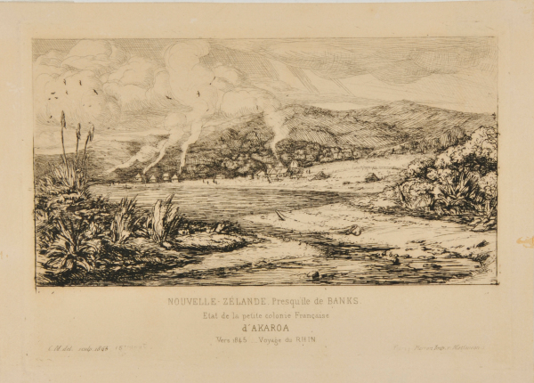 Etat de la petite colonie française d’Akaroa, 1845