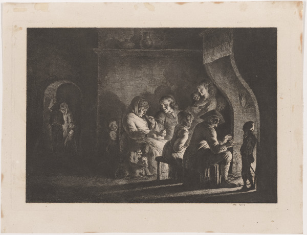 EVENING BY THE FIRESIDE