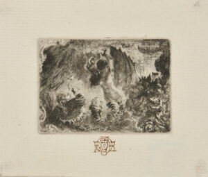 First vignette from the book “Jacques Cazotte, Le Diable amoureux (Paris: Quantin, 1878)”