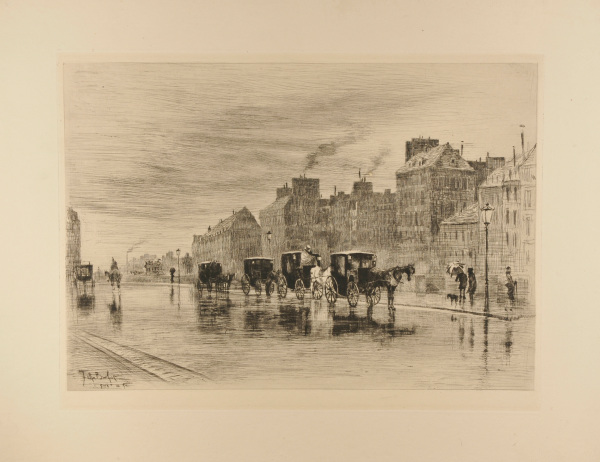 WINTER MORNING ON THE QUAI DE L'HÔTEL-DIEU