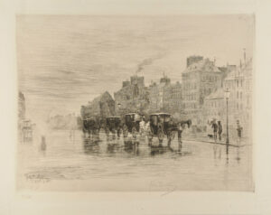 Winter Morning on the Quai de l’Hôtel-Dieu