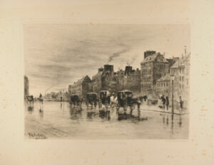 Une Matinée d’hiver au quai de l’Hôtel Dieu