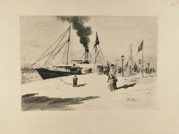 THE PIER AT TROUVILLE