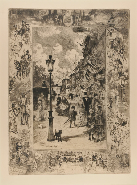 NATIONAL HOLIDAY ON THE BOULEVARD DE CLICHY