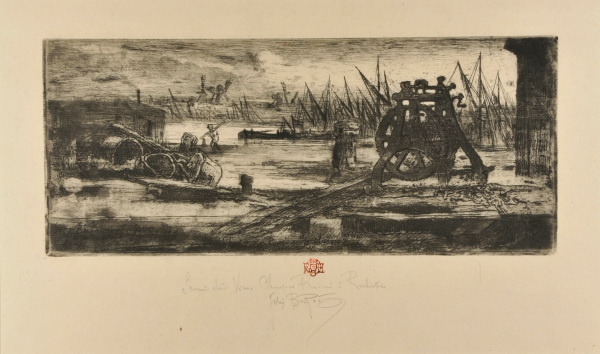 AN OLD DOCKYARD AT ROCHESTER