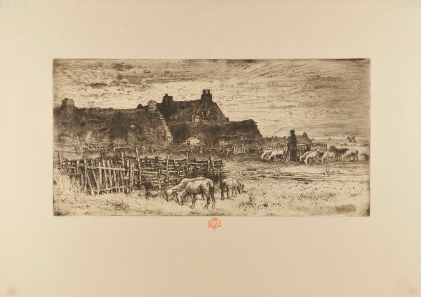 SHEEPFOLDS, SETTING SUN