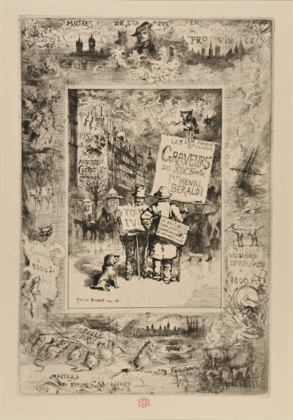 Frontispiece for the book “Henri Beraldi, Les Graveurs du XIXe siècle”