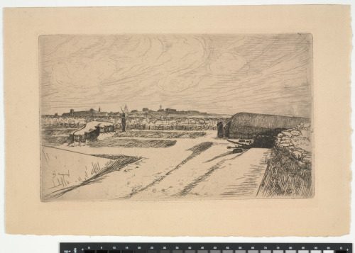 Bicêtre et les Hautes-Bruyères, par un temps de neige