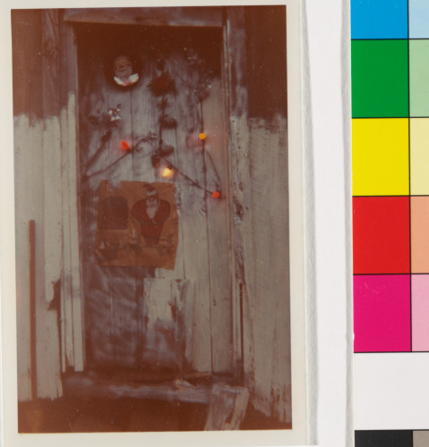 Door of House at Christmas Time, Greensboro, Alabama - Image 5