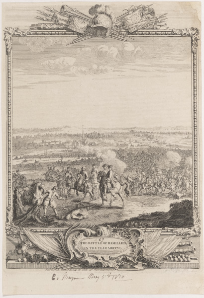 THE BATTLE OF RAMILLIES IN THE YEAR MDCCVI