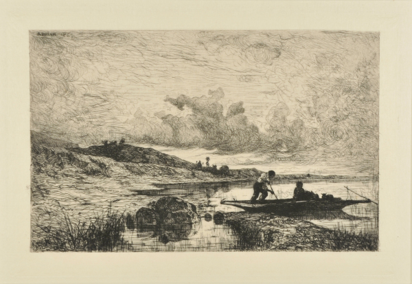 Evening on the boarders of the Rhode at Rix - Image 2