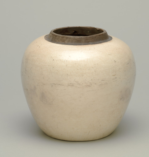 Small Food Storage Jar with Flower Design - Image 2