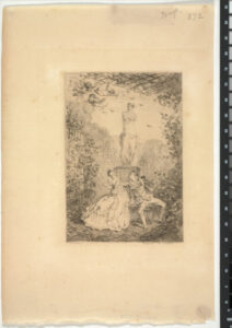 Frontispiece for the book “Albert Glatigny, Les Vignes folles (Paris: Librairie nouvelle, 1858)”