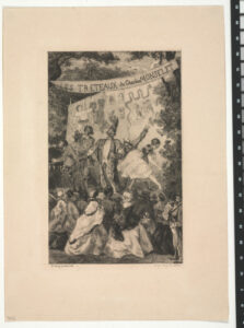 Frontispiece for the book “Charles Monselet, Les Tréteaux (Paris: Poulet-Malassis, 1859)”