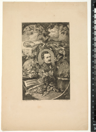 Frontispiece for the book “Oeuvres nouvelles de Champfleury: Les amis de la nature (Paris: Poulet-Malassis et De Broise, 1859)