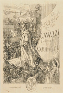 Frontispiece for the book “Les Sermons du Père Gavazzi, chapelain de Garibaldi”