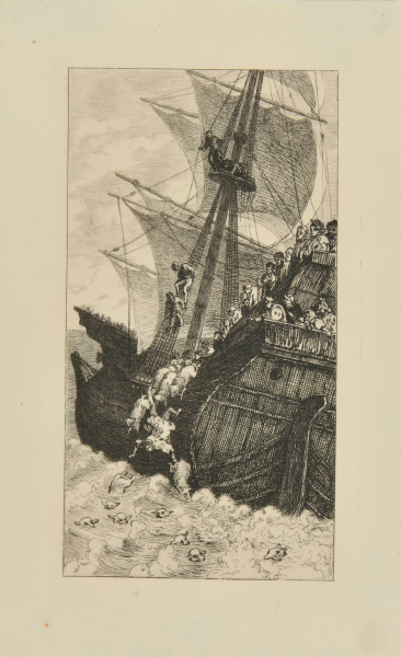 Panurge fait noyer le marchand et les moutons - Image 2