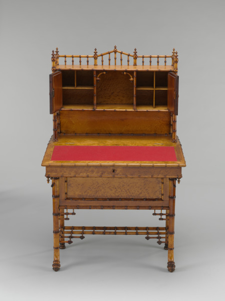 Faux Bamboo Desk - Image 3