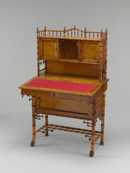 Faux Bamboo Desk - Image 2