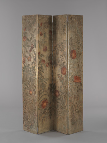 Pair of Folding Four-Panel Folding Screens - Image 6
