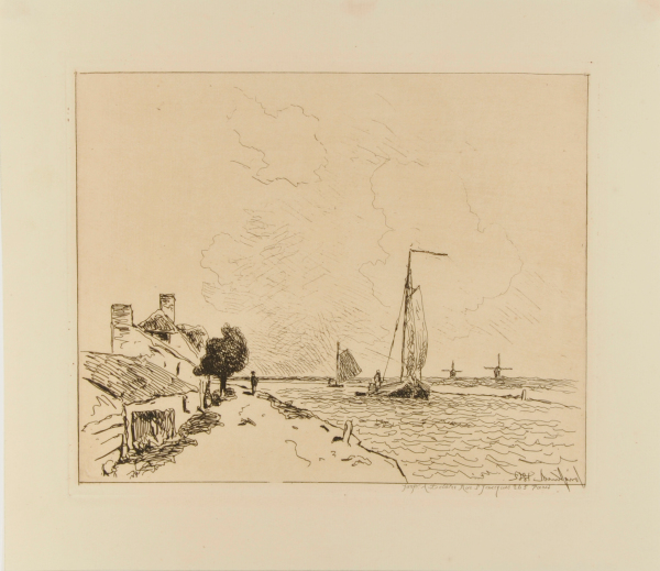 Les Deux barques à voile