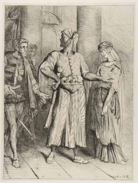 "HONEST IAGO, MY DESDEMONA MUST I LEAVE TO THEE..." (ACT I, SCENE III) FROM "OTHELLO"