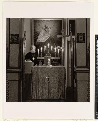 FATHER NICHOLAI. FROM THE EAST BALTIMORE DOCUMENTARY PHOTOGRAPHY PROJECT