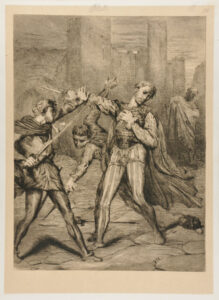 “Villain, thou diest.” (Act V, Scene I) from “Othello”