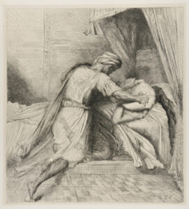 He Smothers Her (Act V, Scene II) from “Othello”