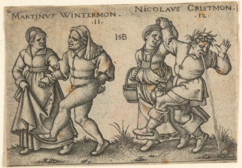 TWO COUPLES DANCING TO THE LEFT (NOVEMBER AND DECEMBER)