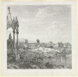 View of a Town with a Bishop’s Tomb