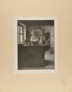 (Interior – Woman at a Bar)