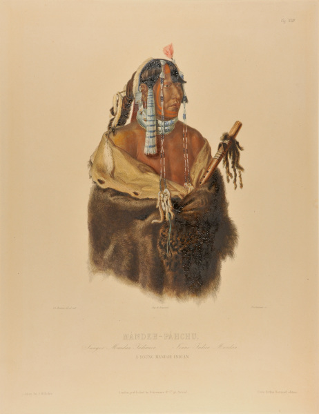 Mandeh-Pahchu A Young Mandan Indian