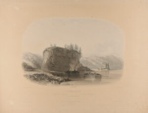 Tower-Rock, View on the Mississippi
