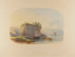 Tower-Rock, View on the Mississippi
