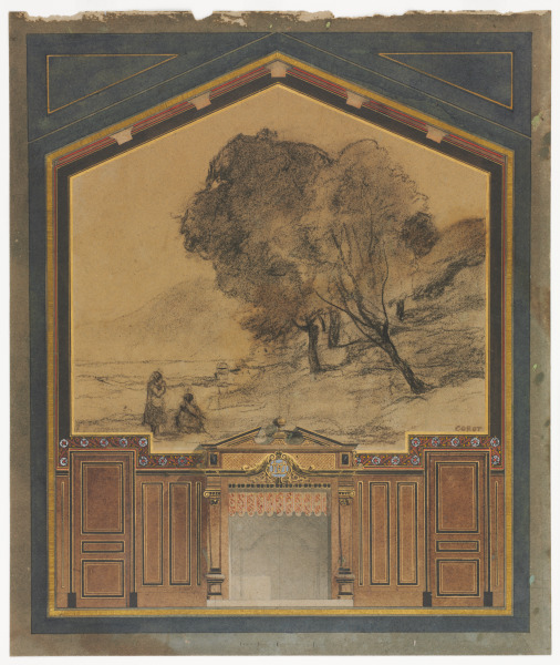 Study for Wall Decoration in the Studio of Charles-François Daubigny in Auvers-sur-Oise - Image 2