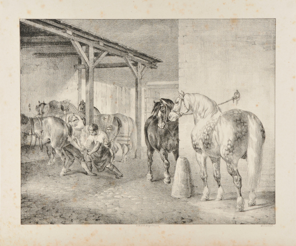 Hangar de maréchal-férrant