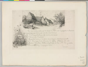 Plate 3 from the series “Daubigny, souvenirs et croquis”