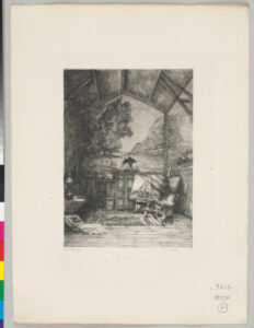 Plate 17 from the series “Daubigny, souvenirs et croquis”