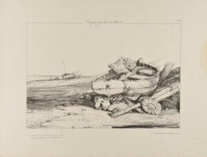 Plate 6 from the series “Croquis par divers artistes”
