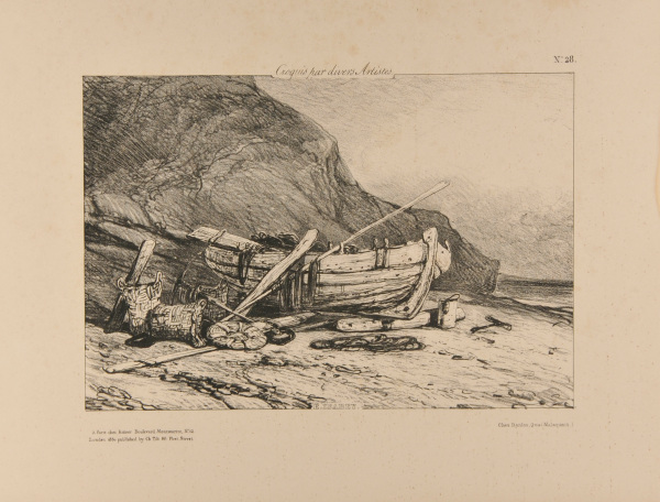 Plate 28 from the series “Croquis par divers artistes”