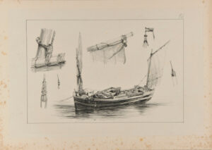 Plate 54 from the series “Croquis par divers artistes”