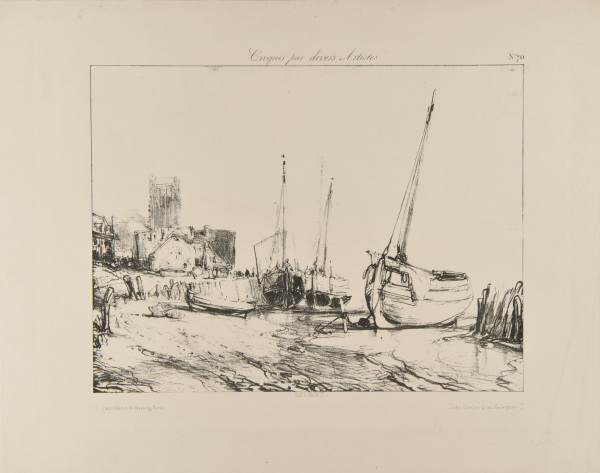 PLATE 70 FROM THE SERIES "CROQUIS PAR DIVERS ARTISTES"