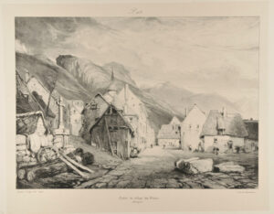 Entrée du village des Bains