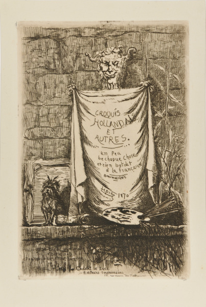 FRONTISPIECE FROM THE SERIES "CROQUIS HOLLANDAIS ET AUTRES"