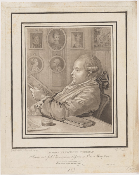 Jacobus Franciscus Chereau (Portrait of Jean-François Chereau) - Image 1