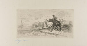 Chevaux à l’abreuvoir