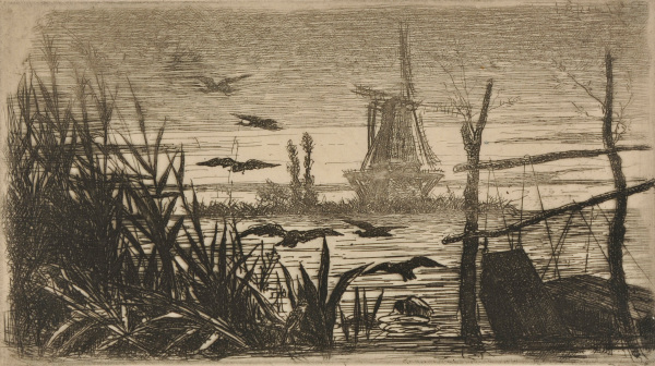 WINDMILL IN THE REEDS