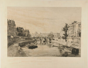 Vue prise du Pont St. Michel