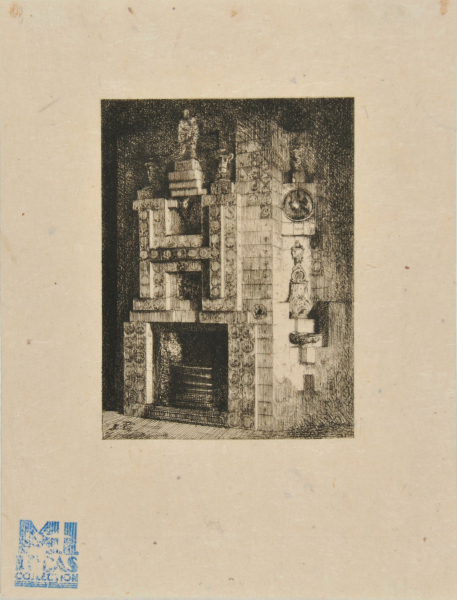 FIREPLACE IN THE DINING ROOM